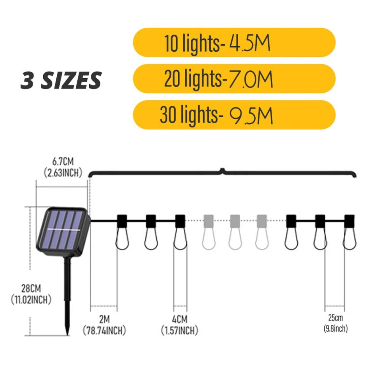 Solar String Light Outdoor